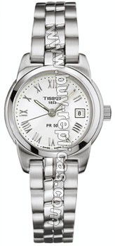 Tissot PR50 Steel White Ladies Watch T34.1.281.13