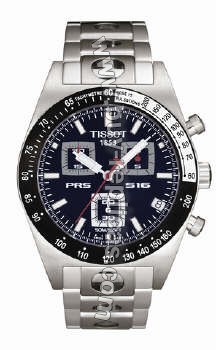 Tissot PRS516 Steel Chronograph Blue Mens Watch T91.1.486.41