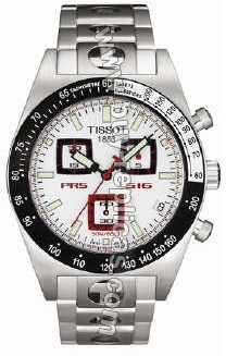 Tissot PRS516 Steel Chronograph Silver Mens Watch T91.1.486.31