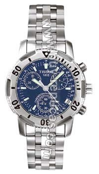 Tissot PRS200 Steel Chronograph Blue Mens Watch T17.1.486.44