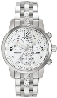 Tissot T-Sport PRC200 Chronograph Steel Mens Watch T17.1.586.32