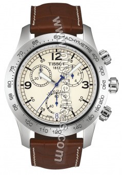 Tissot V8 Steel Chronograph Brown Mens Watch T36.1.316.72