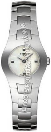 Tissot T-Trend T-Round Steel Mother-of-pearl Ladies Watch T64.1.285.81