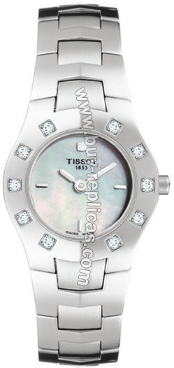 Tissot T-Trend T-Round Diamond Mother-of-pearl Ladies Watch T64.1.685.81