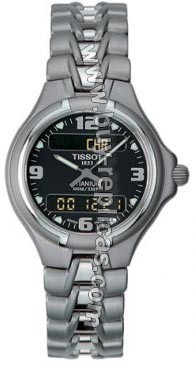 Tissot Titanium Analog/Digital Multifunction Black Ladies Watch T65.7.188.61