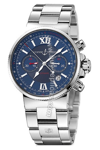 Ulysse Nardin Maxi Marine Chronograph Mens Watch 353-66-7.323