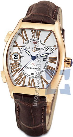 Ulysse Nardin Michelangelo Gigante UTC Dual Time Mens Watch 226-11.41