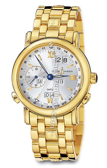 Ulysse Nardin GMT +- Perpetual Mens Watch 321-22-8-31