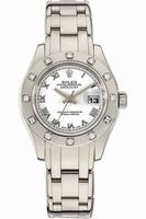 Cheap Replica Rolex Datejust Pearlmaster White Gold Automatic 80319